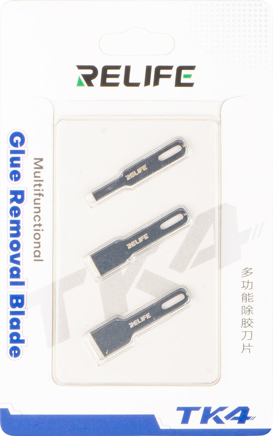 Lame de rechange Relife TK4 pour outil de retrait d'adhésif UV / OCA, 3 en 1
