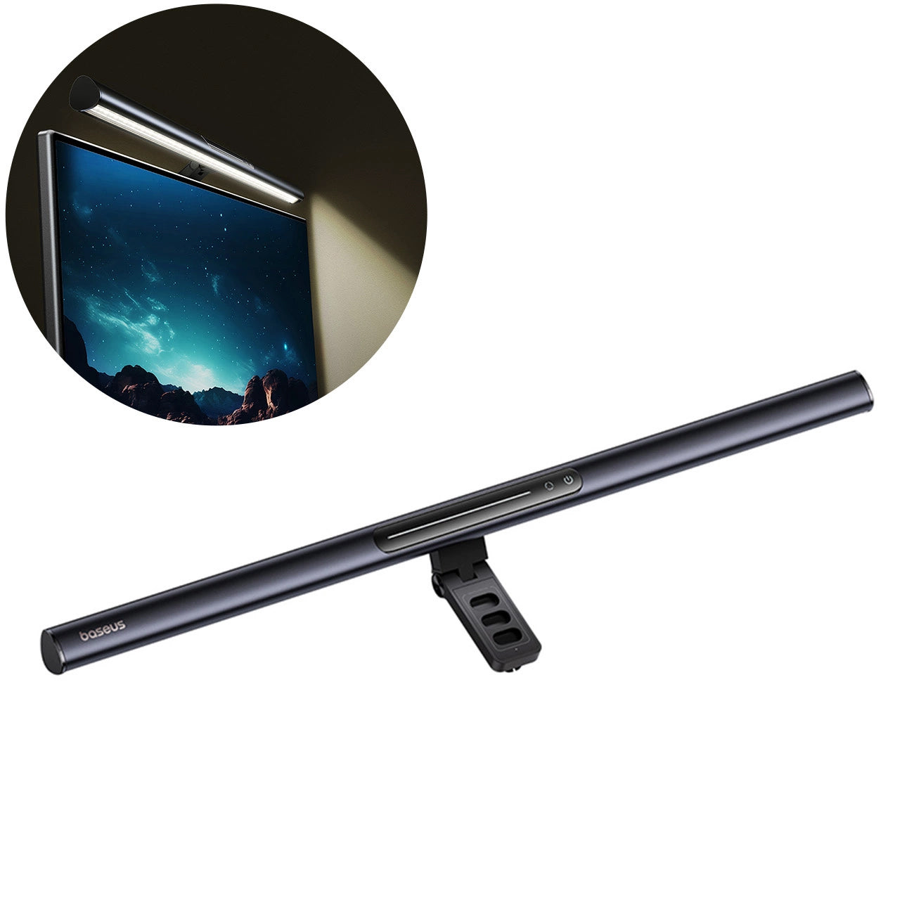 Lampe LED pour moniteur Baseus i-Wok 3, 2700K - 6000K, Noire L10068500111-00