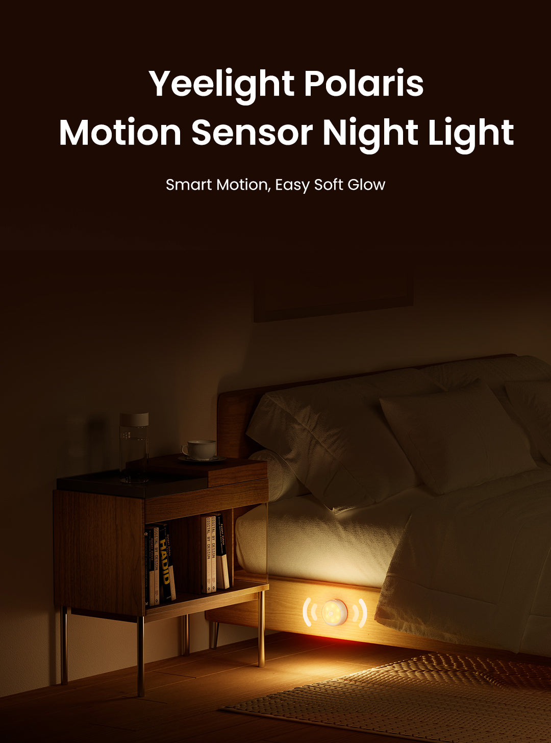 Yeelight Polaris 2 LED-Nachtlicht, Sensor, Weiß YLYYD-0024