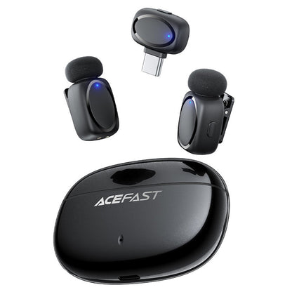 Acefast R2 Lavalier, USB-C, Set of 2 pieces, Black