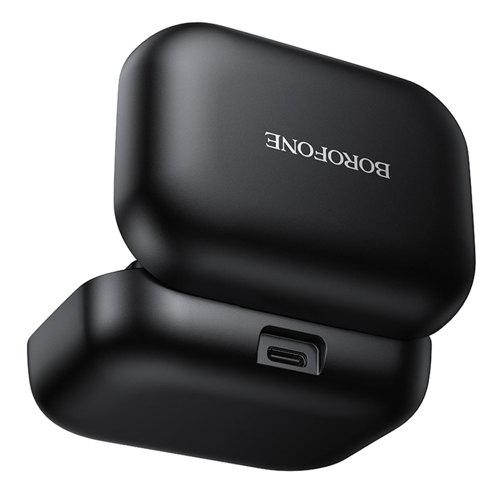 Micro-cravate Borofone BFK17 Lemai, USB-C, Lot de 2 pièces, Noir