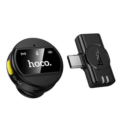 Lavaliermikrofon HOCO L21, USB-C, Schwarz