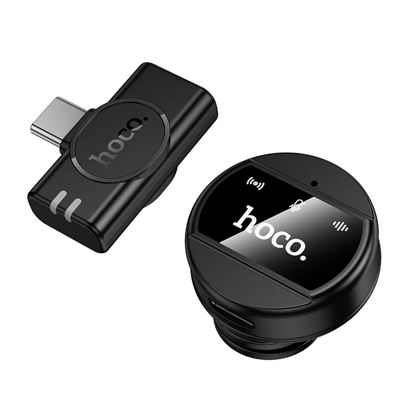 Lavaliermikrofon HOCO L21, USB-C, Schwarz