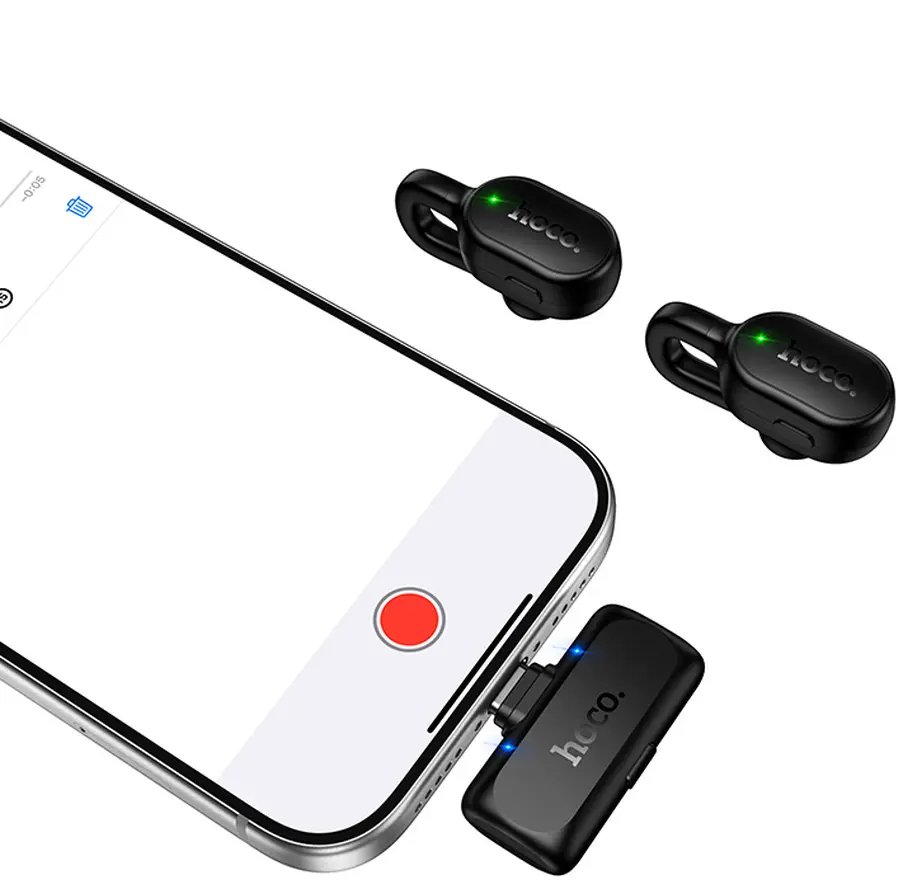 Micro-cravate HOCO L27, USB-C, Lot de 2 pièces, Noir