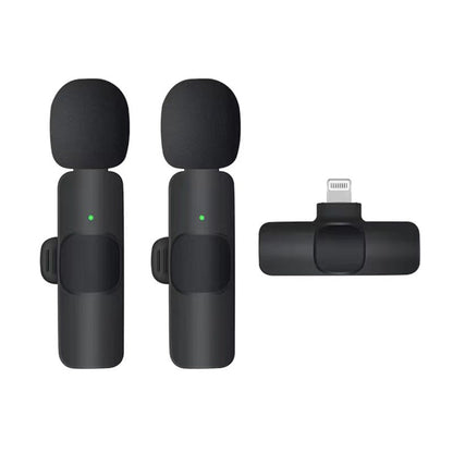 Micro-casque Techsuit LW1, Lightning, Lot de 2 pièces, Noir