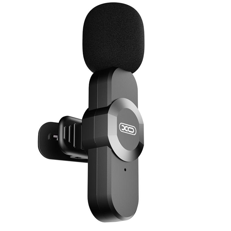 Lavaliermikrofon XO Design MC14 Dual, USB-C / Lightning, 2er-Set, Schwarz