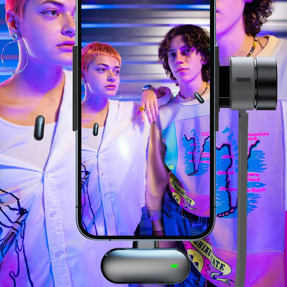 Lavaliermikrofon Yesido KR16, Lightning, Set 2 Stück, Schwarz