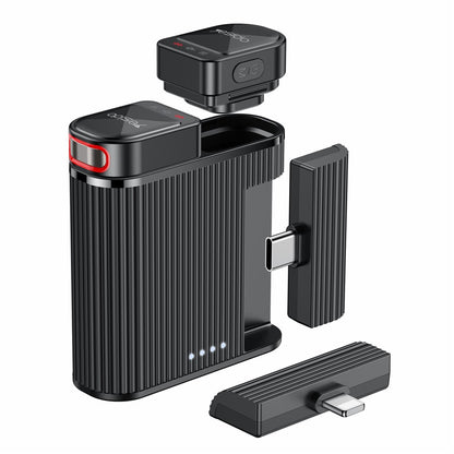 Lavallière Yesido KR19, USB-C / Lightning, Set 2 pièces, Noire