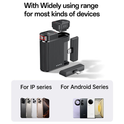 Lavallière Yesido KR19, USB-C / Lightning, Set 2 pièces, Noire