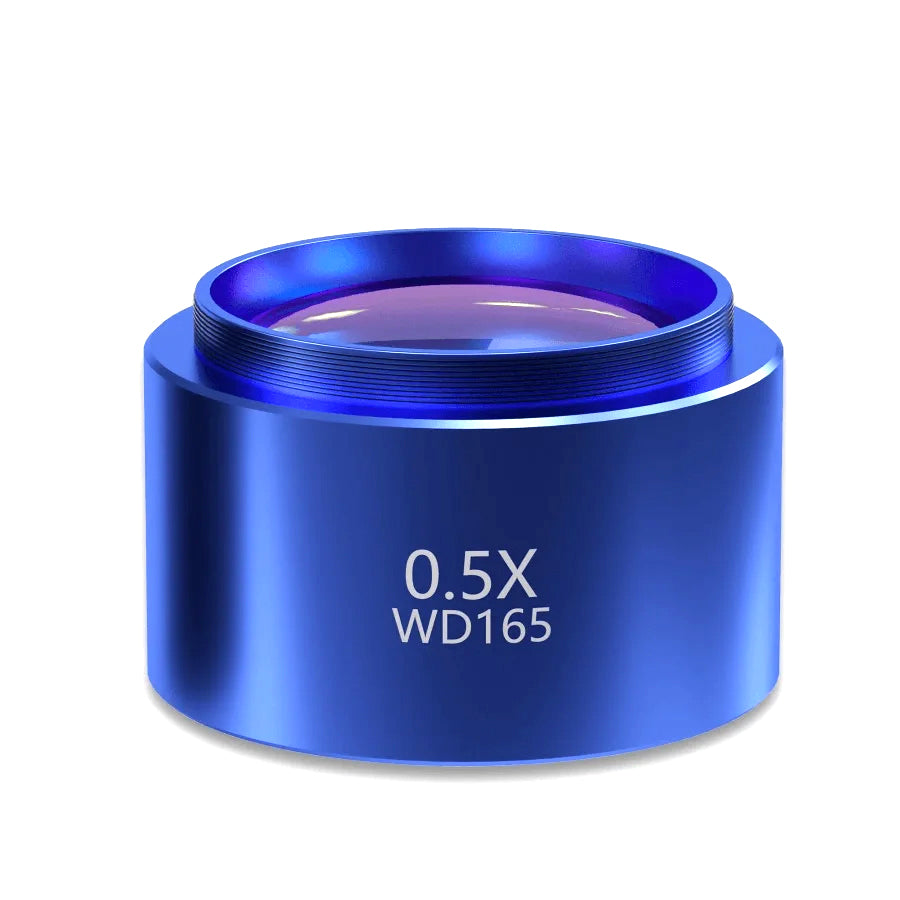 Mechanik Mikroskoplinse WD165, 0.5x