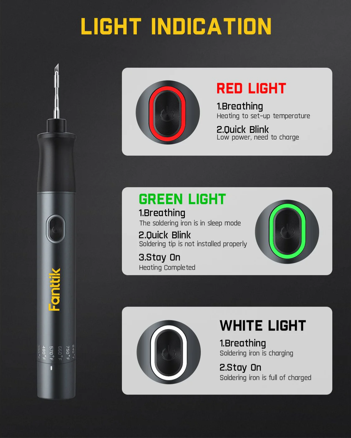 Lötkolben Fanttik T1 Max, 8in1