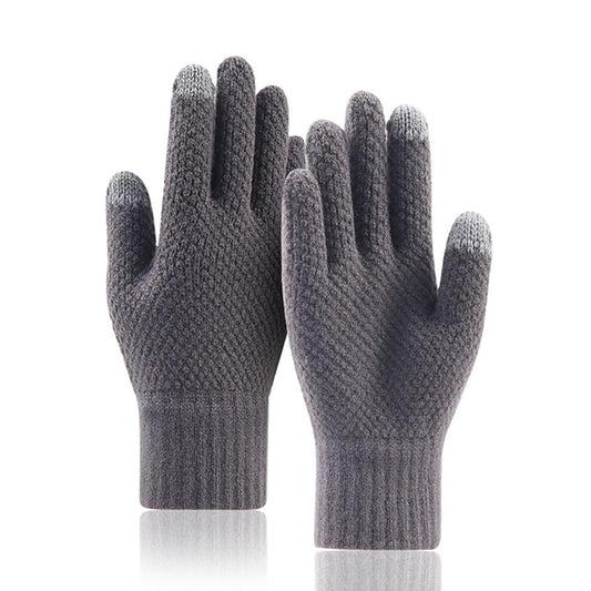 Gants d'Hiver Tactiles Homme Techsuit ST0013, Taille 22cm, Gris