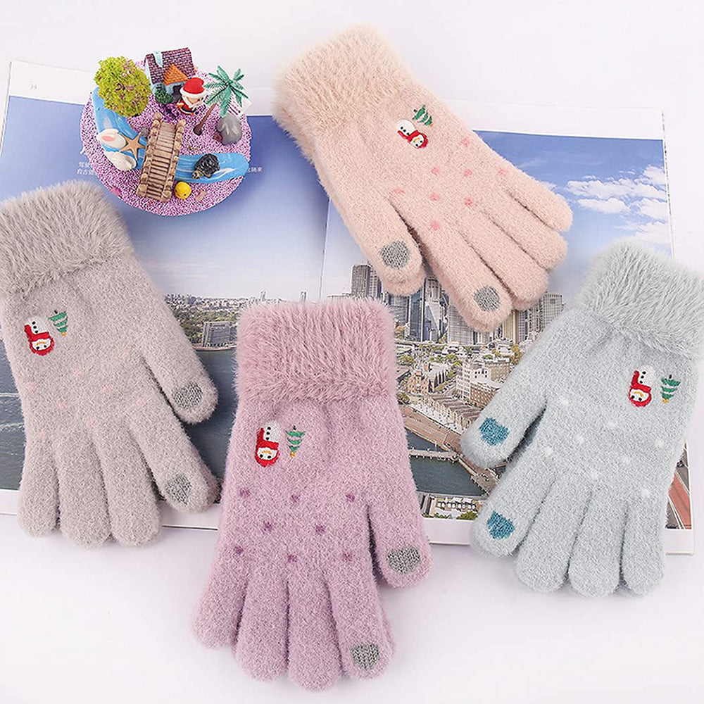 Damen Touchscreen Winterhandschuhe Techsuit ST0011, Größe 17cm, Weiß