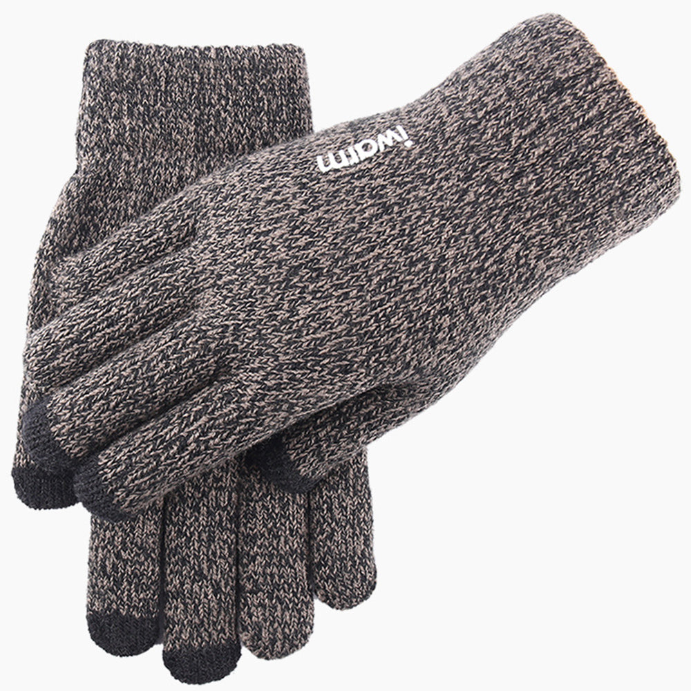 Winter-Touchscreen-Handschuhe Iwarm ST0005, Größe 21cm, Grau