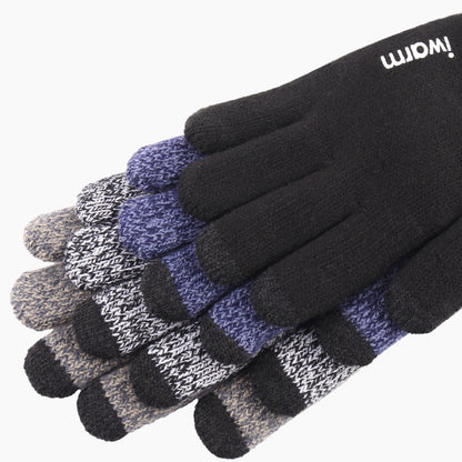 Winter-Touchscreen-Handschuhe Iwarm ST0005, Größe 21cm, Grau