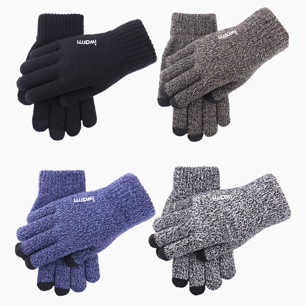 Winter-Touchscreen-Handschuhe Iwarm ST0005, Größe 21cm, Grau