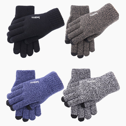 Winter-Touchscreen-Handschuhe Iwarm ST0005, Größe 21cm, Grau