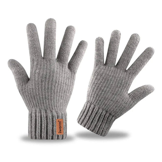 Gants d'hiver tactiles Iwarm ST0016, Taille 22cm, Gris