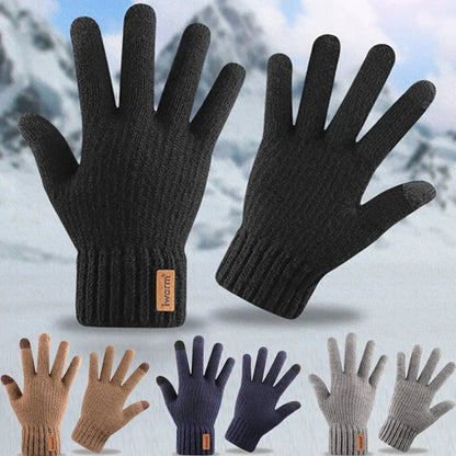 Gants d'hiver tactiles Iwarm ST0016, Taille 22cm, Marron