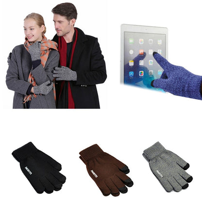 Gants d'Hiver Tactiles Iwarm ST0018, Taille 23cm, Bleus