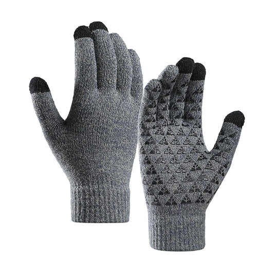 Winter-Touchscreen-Handschuhe Iwarm ST0018, Größe 23cm, Grau