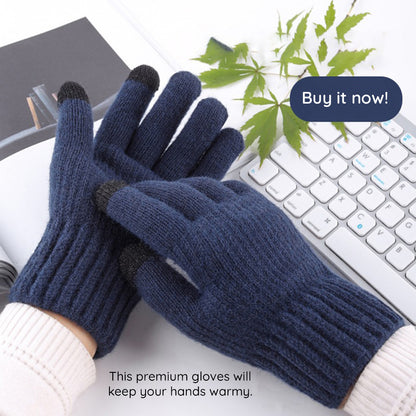 Unisex Winter Touchscreen Handschuhe Techsuit ST0012, Größe 22cm, Grau