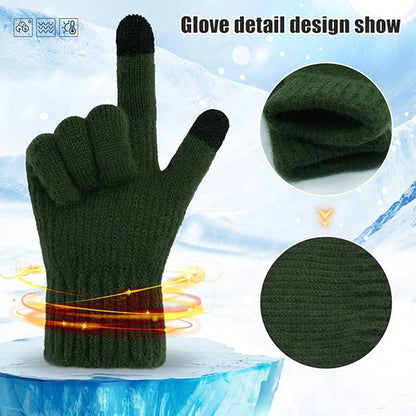 Unisex Winter Touchscreen Handschuhe Techsuit ST0012, Größe 22cm, Hellgrau