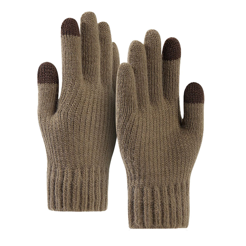 Unisex Winter-Touchscreen-Handschuhe Techsuit ST0012, Größe 22cm, Braun