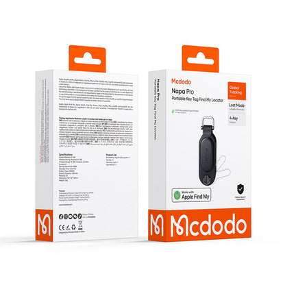 Mcdodo SmartTag Keys Napa Pro AT-3830 pour iOS Series, Noir