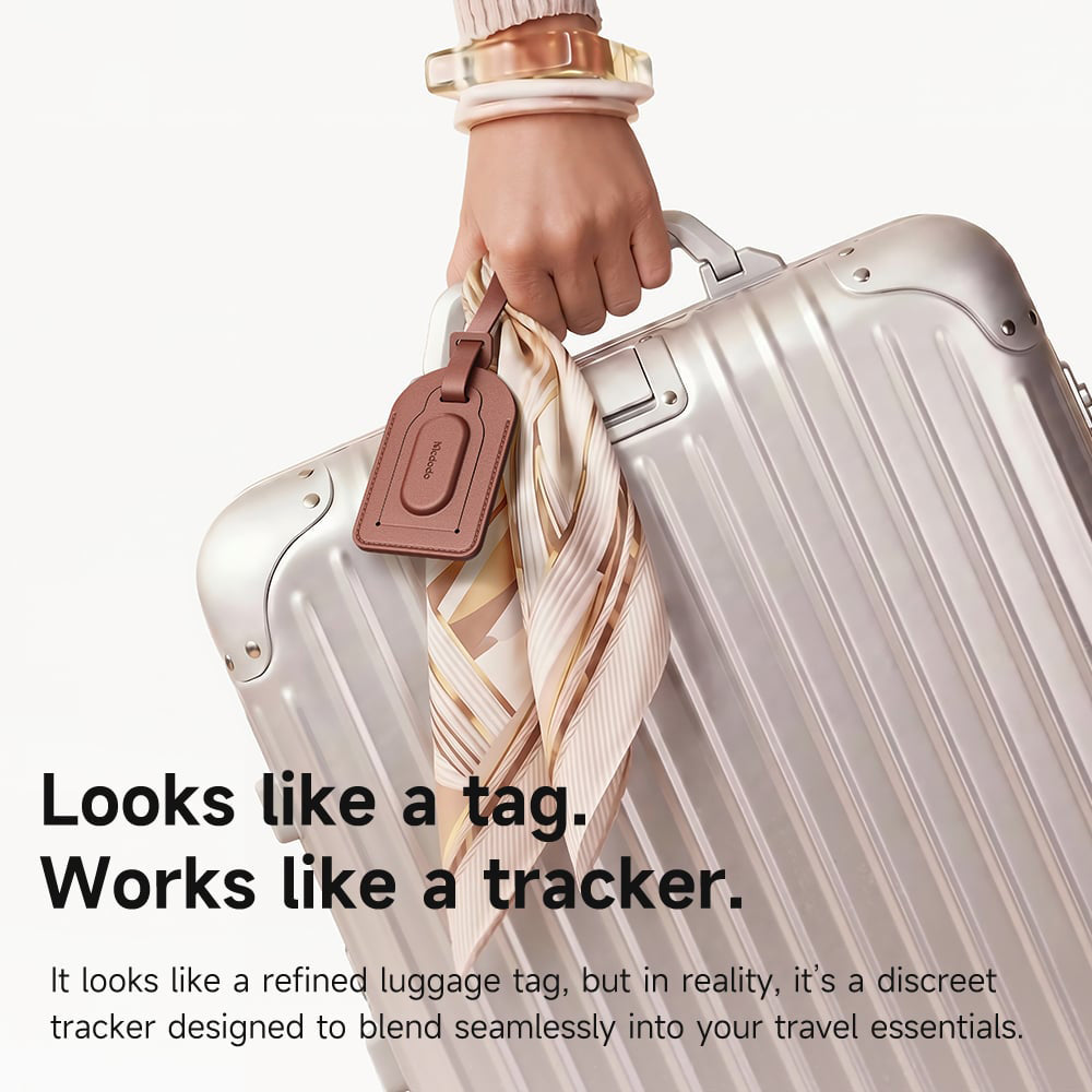 Mcdodo SmartTag Luggage Napa Pro AT-3790 pour iOS Series, Noir