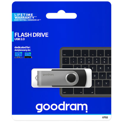 Externer USB-A Speicher GoodRam UTS2, 128GB UTS2-1280K0R11