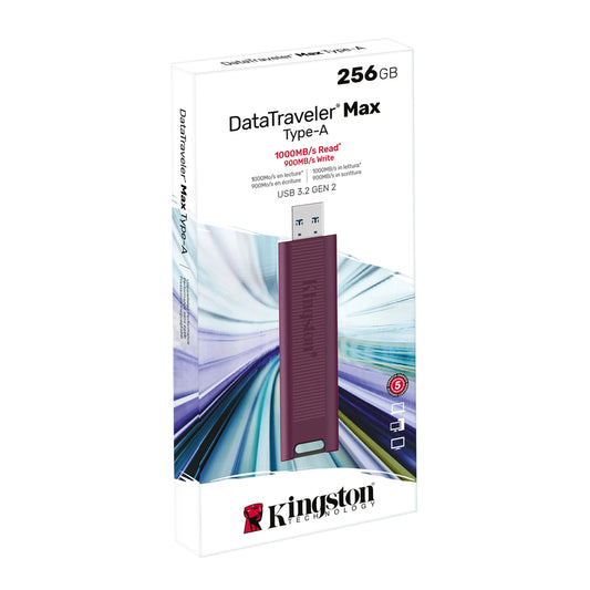 Externer USB-A 3.2 Speicher Kingston DT Max, 256Gb DTMAXA/256GB