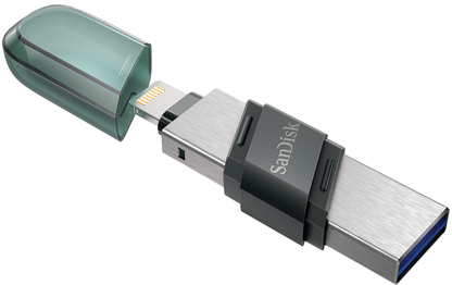 Externer Speicher USB-A 3.1 / Lightning SanDisk iXpand Flip, 256Gb SDIX90N-256G-GN6NE