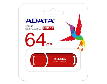 Externer USB-A 3.2 Speicher Adata UV150, 64Gb AUV150-64G-RRD