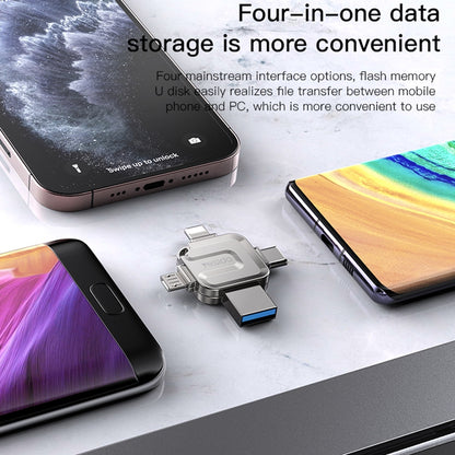 Externer Speicher USB-A 3.0 / Lightning / USB-C / microUSB Yesido FL15, 16Gb