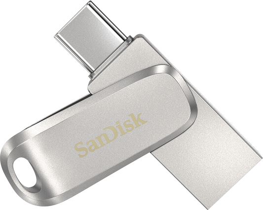 Externer Speicher USB-A 3.2 / USB-C SanDisk Ultra Luxe Dual Drive, 512GB SDDDC4-512G-G46