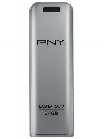 Mémoire Externe USB-A 3.1 PNY Elite Steel, 64Gb FFD64GESTEEL31G-EF