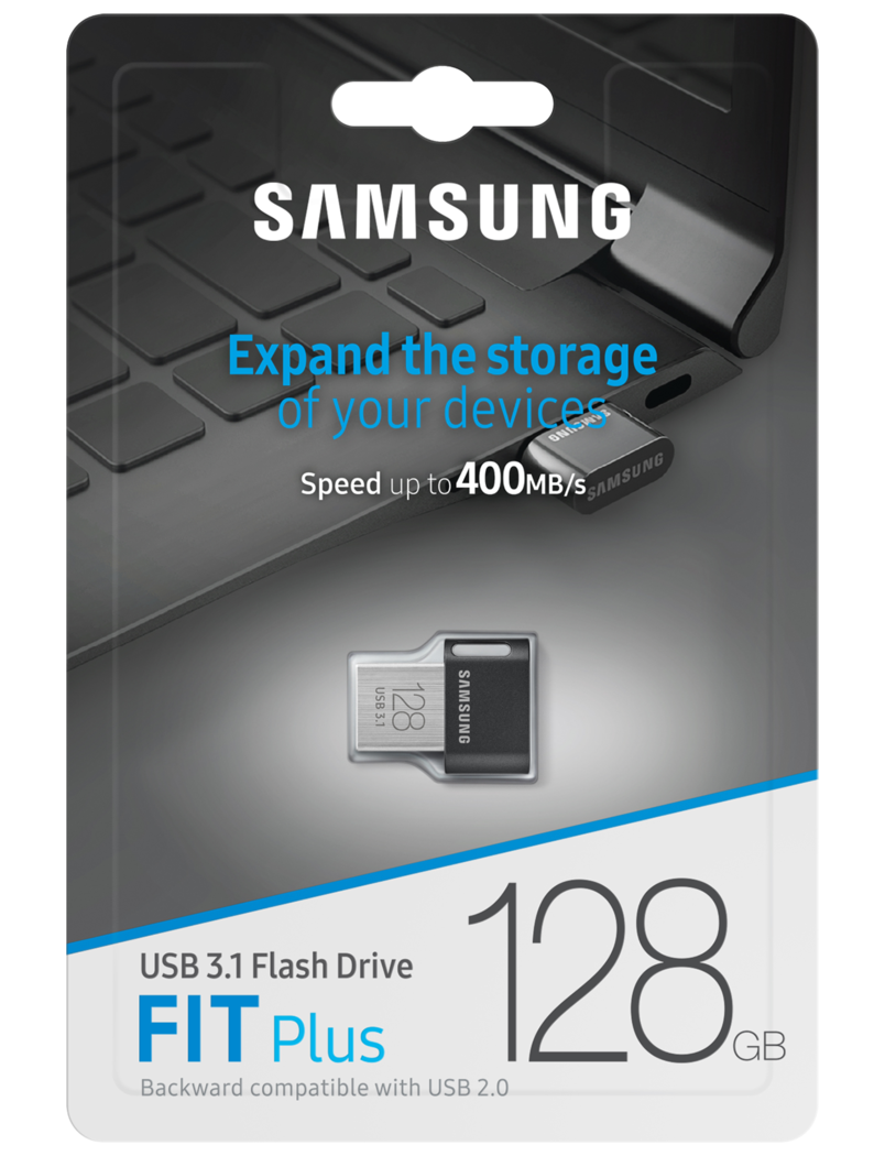 Externer USB-A 3.1 Speicher Samsung FIT Plus, 128Gb MUF-128AB/APC