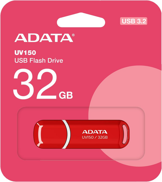 Mémoire Externe USB-A 3.2 Adata UV150, 32Gb AUV150-32G-RRD