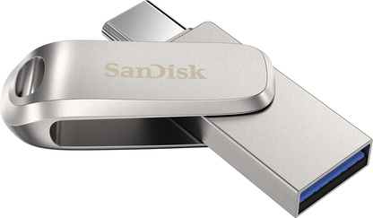 Externer Speicher USB-A 3.2 / USB-C SanDisk Ultra Luxe Dual Drive, 256Gb SDDDC4-256G-G46