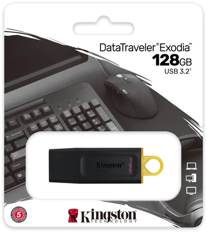 Mémoire Externe USB-A 3.2 Kingston DT Exodia, 128Gb DTX/128GB
