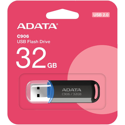Externer USB-A Speicher Adata C906, 32Gb AC906-32G-RBK