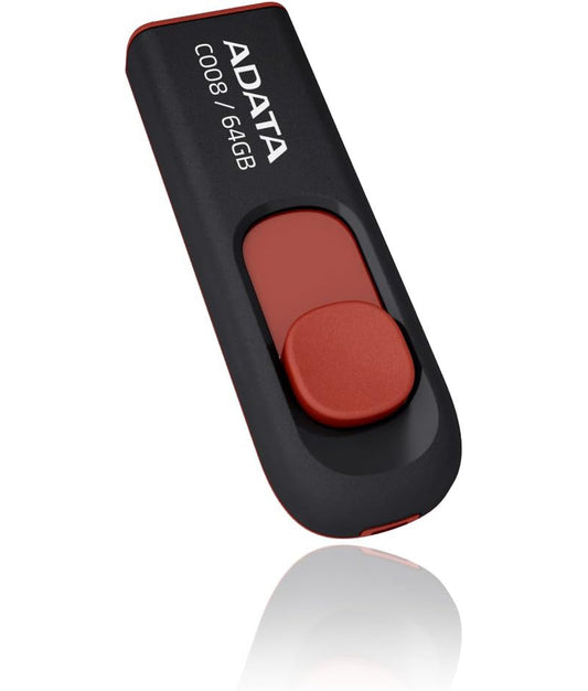 Externer USB-A Speicher Adata C008, 64Gb AC008-64G-RKD