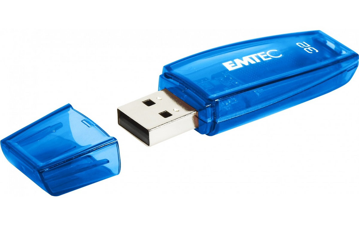Mémoire Externe USB-A Emtec C410 Color Mix, 32Gb ECMMD32GC41