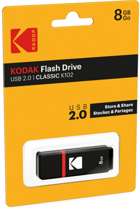 Mémoire Externe USB-A Kodak K102, 8Gb EKMMD8GK102