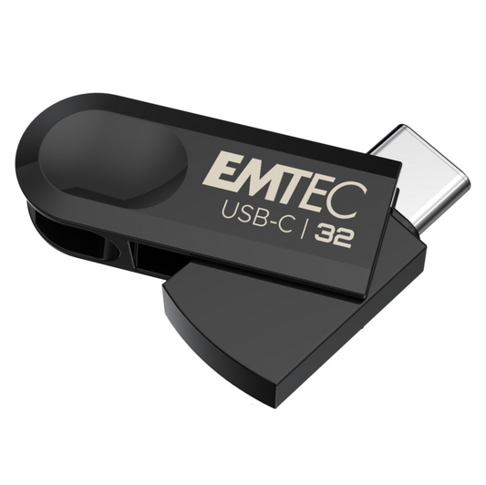Mémoire Externe USB-C Emtec C280 Single, 32Gb ECMMD32GC28