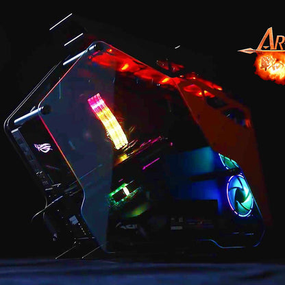 RAM-Speicher Dato Ares Armor, DDR4, RGB, 8GB, 3200Mhz, CL16, Schwarz