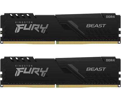 Kingston Fury Beast RAM, DDR4, 2 x 16GB, 3200MHz KF432C16BBK2/32