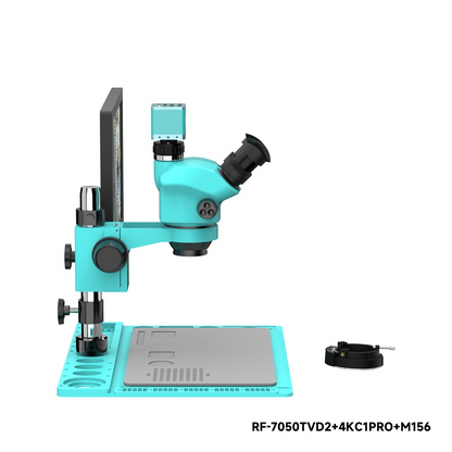 Microscope avec moniteur et caméra RF4 RF-7050TVD2 + 4KC1PRO + M156