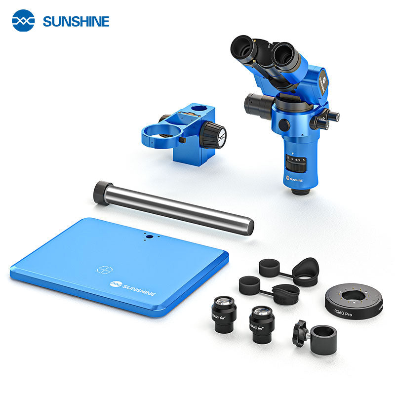 Microscope Sunshine R360 Pro, Bleu